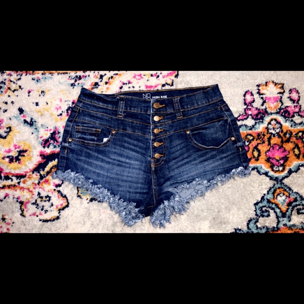 High rise shorts